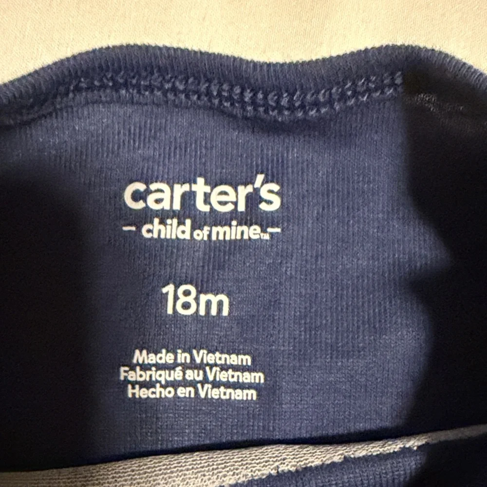Carter’s Child of Mine Navy Blue 'Little Brother' Tee
